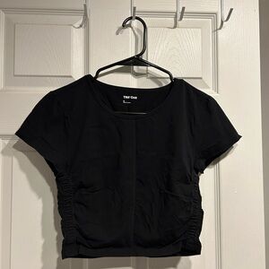 Aritzia TNA Black Crop Top